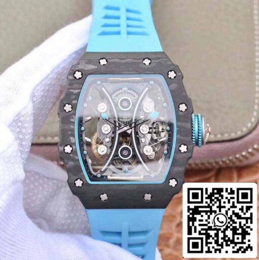 Richard Mille RM53-01 1:1 Best Edition JB Factory Black Carbon Swiss Tourbillon Movement