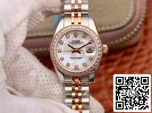 Rolex Lady Datejust 28MM 1:1 Best Edition Swiss Original Imported NH05 Movement White Enamel Dial