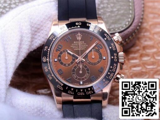 Rolex Daytona M116515LN-0015 1:1 Best Edition Noob Factory Brown Dial Swiss ETA4130