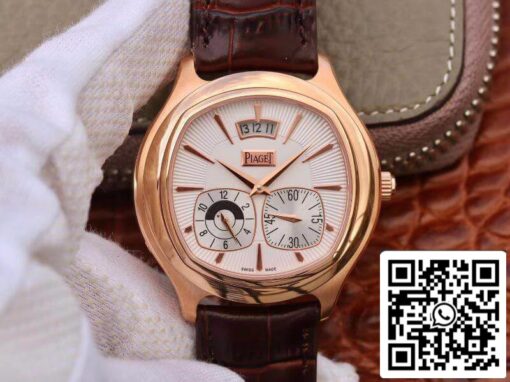 Piaget Black Tie Emperador G0A32017 Mechanical Watches 1:1 Best Edition SWISS 850P 18K Rose Gold White Dial