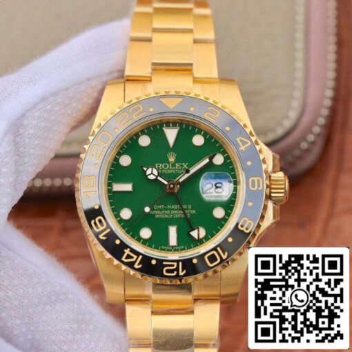 Rolex GMT Master II 116718LN 40mm EW Factory Mechanical Watches 1:1 Best Edition Swiss ETA2836 Green Dial