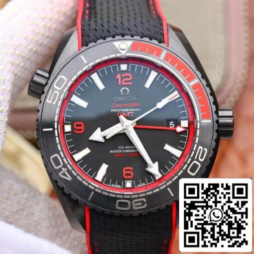 Omega Seamaster Planet Ocean 215.92.46.22.01.003 VS Factory 1:1 Best Edition Swiss ETA8906 Black Nylon Strap