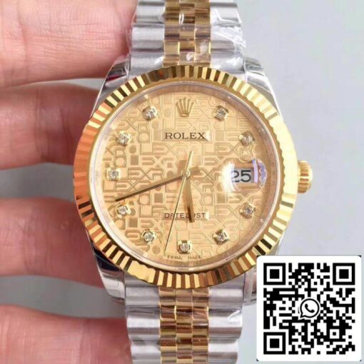 Rolex Datejust 41 126333-0003 EW Factory 1:1 Best Edition Swiss ETA3235 904L stainless steel Jubilee bracelet