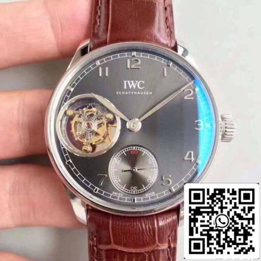 IWC Portuguese Tourbillon IW546301 YL Factory 1:1 Best Edition Swiss Tourbillon Anthracite Dial