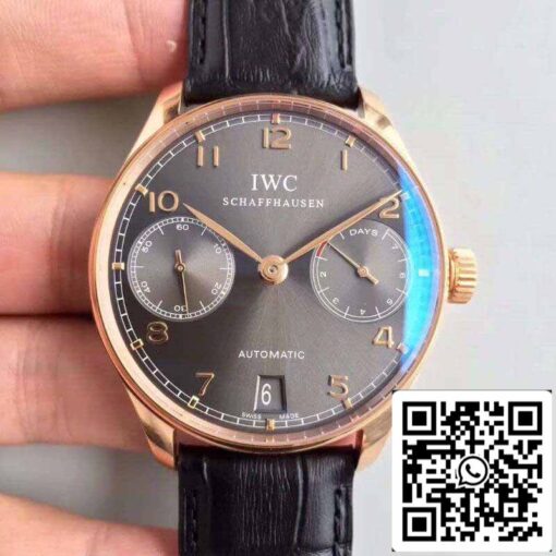 IWC Portugieser IW500702 ZF Factory 1:1 Best Edition Swiss ETA52010 Gray Ardoise Dial