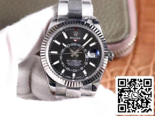 Rolex Sky Dweller M326934-0005 Best 1:1 Edition Noob Factory Black Dial