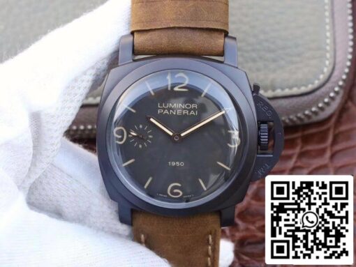 Panerai Luminor PAM375 ZF Factory Mechanical Watches 1:1 Best Edition Swiss ETA P3000 PVD Plated Titanium Case