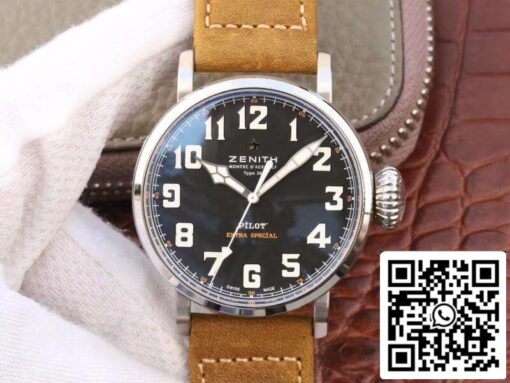 Zenith Pilot 03.2430.3000/21.C738 XF Factory 1:1 Best Edition Swiss ETA2824-2