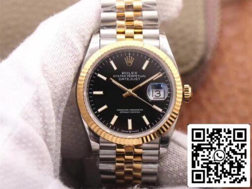 Rolex Datejust 126233 1:1 Best Edition EW Factory Black Dial Swiss ETA3235