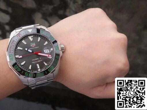 Tag Heuer Aquaracer Calibre 5 Chinese Super League 43mm 1:1 Best Edition Stainless Steel - Image 3