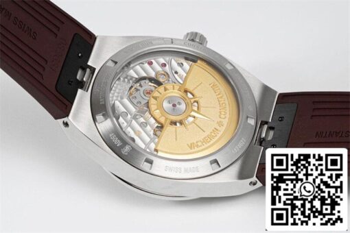 Vacheron Constantin Overseas 4500V 1:1 Best Edition PPF Factory Brown Rubber Strap - Image 2