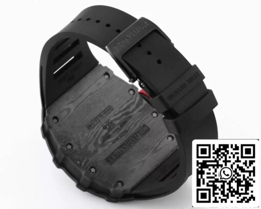 Richard Mille RM35-01 1:1 Best Edition BBR Factory Black Rubber Strap – Bild 3