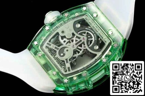 Richard Mille RM26-01 Tourbillon  Best 1:1 Edition RM Factory Green Transparent Case - Image 9