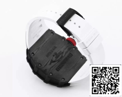 Richard Mille RM35-01 1:1 Best Edition BBR Factory White Rubber Strap - Image 2