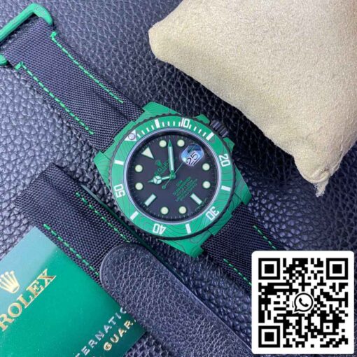 Replica Rolex Submariner VS Factory Green Carbon Fiber Bezel - Image 9