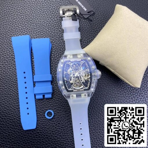 Richard Mille RM053-02 1:1 Best Edition RM Factory Transparent Tourbillon Skeleton Dial - Image 9