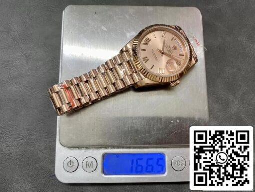 Rolex Day Date M228235-0001 1:1 Best Edition GM Factory Rose Gold V2 – Image 9