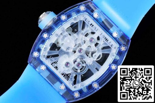 Richard Mille RM12-01 1:1 Best Edition RM Factory Tourbillon Transparent Version Case - Image 2