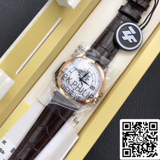 Patek Philippe Calatrava 5296R-001 1:1 Best Edition ZF Factory Rose Gold White Dial - Image 2