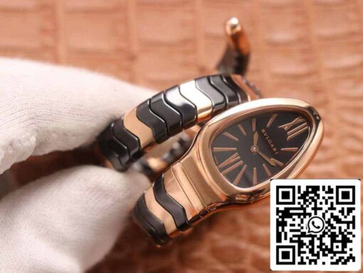 Bvlgari Serpenti 1:1 Best Edition BV Factory Rose Gold Case - Image 2