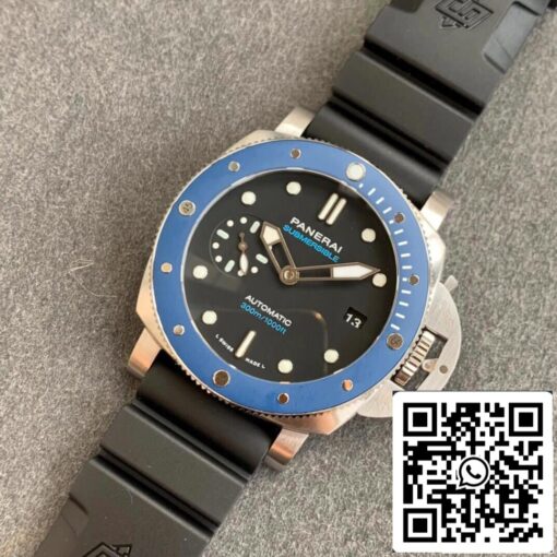 Panerai Submersible PAM01209 1:1 Best Edition VS Factory Black Dial - Image 2