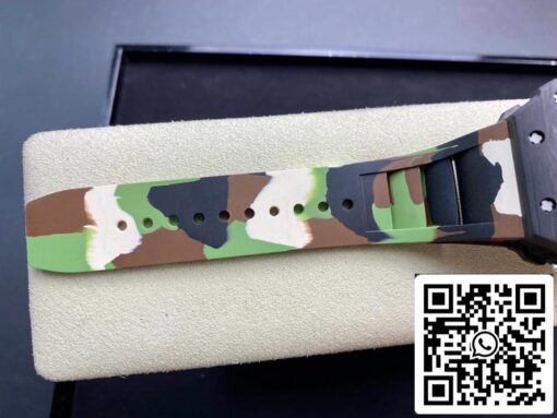 Richard Mille RM-011 1:1 Best Edition KV Factory V2 Carbon Fiber Camo Strap — изображение 4