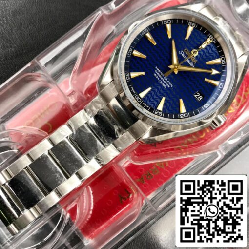 Omega Seamaster Aqua Terra 150M 1:1 Best Edition Rio Olympic Special Edition VS Factory Blue Dial - Imagen 10