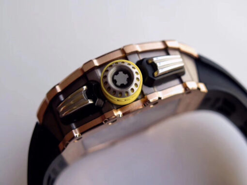 Richard Mille RM11-03 Rose gold 1:1 Best Edition KV KU+ Factory Black Strap - Image 5