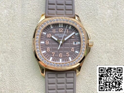 Patek Philippe Aquanaut 5067A Quartz Movement 1:1 Best Edition PPF Factory Rose Gold Case