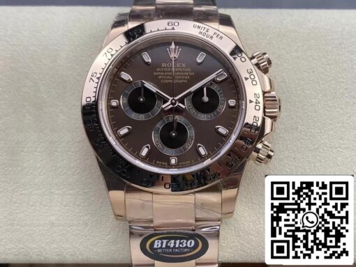 Rolex Daytona M116505-0013 1:1 Best Edition BT Factory Chocolate Dial