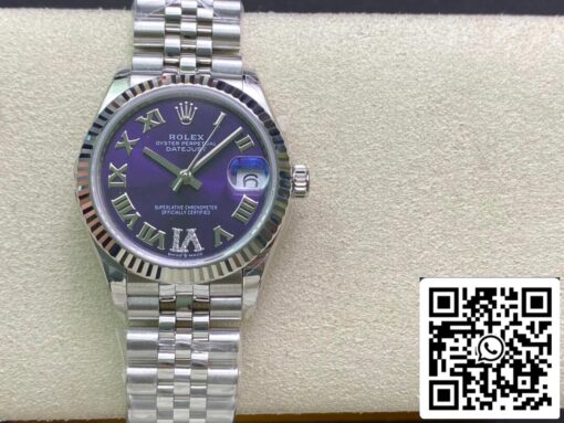 Rolex Datejust M178274-0088 1:1 Best Edition EW Factory Purple Dial – Bild 9