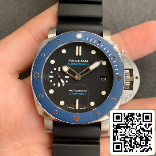 Panerai Submersible PAM01209 1:1 Best Edition VS Factory Black Dial