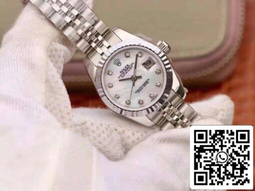 Rolex Lady Datejust 28MM 1:1 Best Edition Swiss NH05 Movement White Dial - Imagen 2