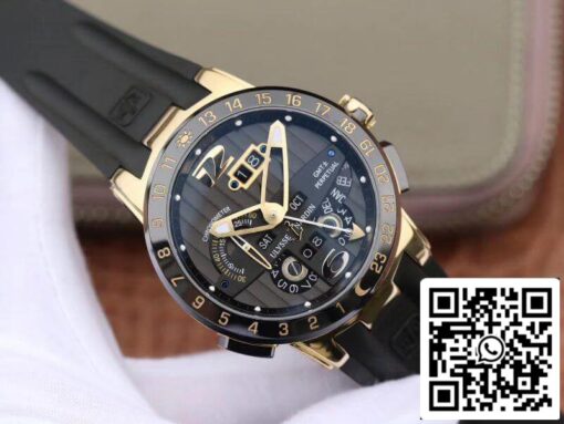 Ulysse Nardin El Toro 322-00-3 18K Rosegold Case All Working GMT Calendar 1:1 Best Edition Swiss UN-32 - Image 9