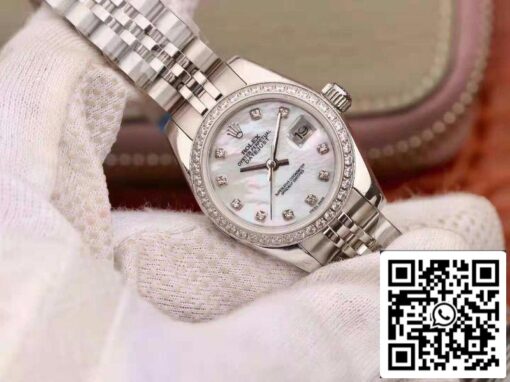 Rolex Lady Datejust 28MM 1:1 Best Edition Swiss Original Imported NH05 Movement Enamel Dial - Image 2