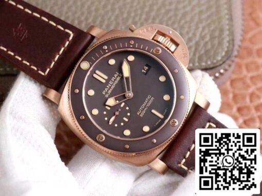 Panerai Submersible PAM00968 1:1 Best Edition VS Factory Brown Dial Swiss P9010 - Image 9