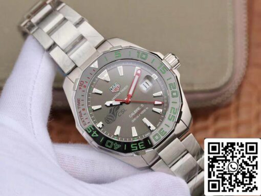 Tag Heuer Aquaracer Calibre 5 Chinese Super League 43mm 1:1 Best Edition Stainless Steel - Image 10