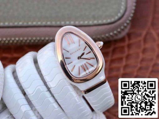 Bvlgari Srpenti Spiga 102886 1:1 Best Edition BV Factory Rose Gold No Diamond Swiss Quartz Movement - Image 9