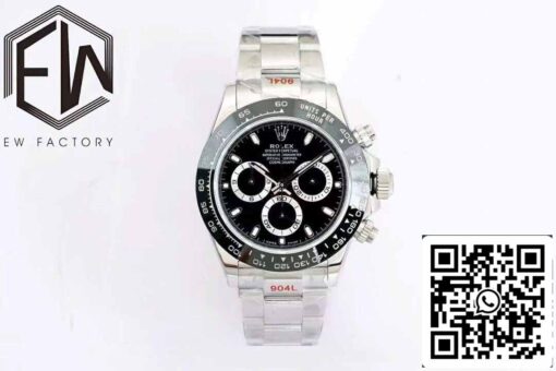 Rolex Cosmograph Daytona M116500LN-0002 1:1 Best Edition EW Factory Black Dial