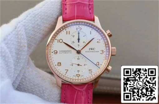 IWC Portuguese ZF Factory 1:1 Best Edition Cowhide Strap