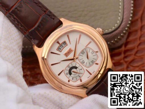 Piaget Black Tie Emperador G0A32017 Mechanical Watches 1:1 Best Edition SWISS 850P 18K Rose Gold White Dial - Image 9