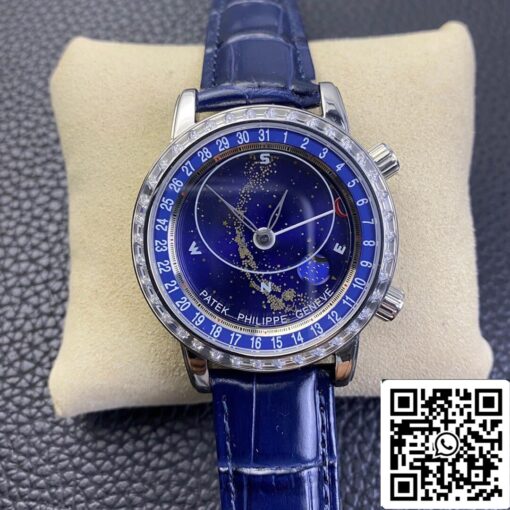 Patek Philippe Grand Complications 6104G-001 1:1 Best Edition AI Factory Sky Moon Blue Dial