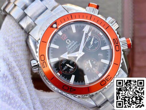 Omega Seamaster Planet Ocean 232.30.46.51.01.002 1:1 Best Edition Swiss ETA7750 Black Dial with orange marker - Image 9