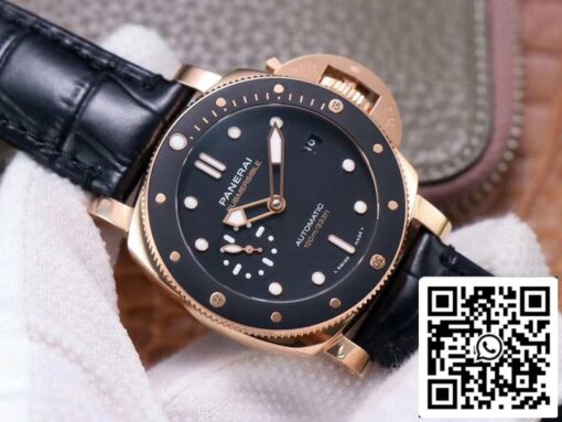 Panerai Submersible PAM00974 1:1 Best Edition VS Factory Rose Gold Swiss Movement - Image 9