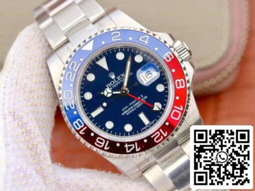 Rolex GMT Master II 126710BLRO EW Factory Mechanical Watches 1:1 Best Edition Swiss ETA 2836 - 이미지 9