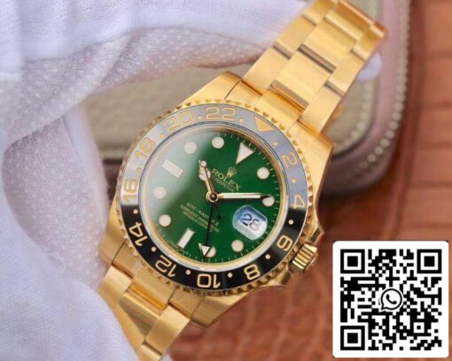 Rolex GMT Master II 116718LN 40mm EW Factory Mechanical Watches 1:1 Best Edition Swiss ETA2836 Green Dial - 이미지 8