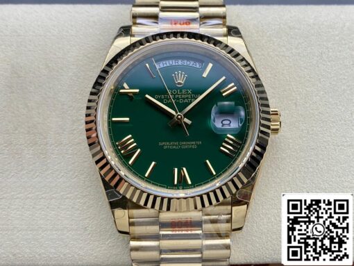 Rolex Day Date M228238-0061 1:1 Best Edition GM Factory Green Dial