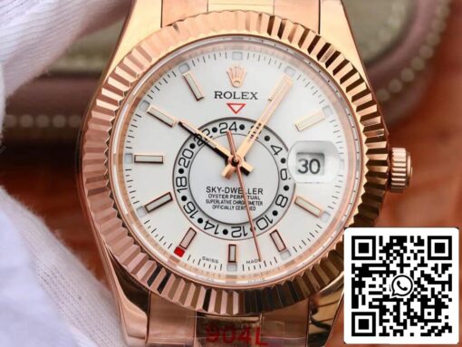 Rolex Sky Dweller M326935-0005 Best 1:1 Edition Noob Factory Rose gold