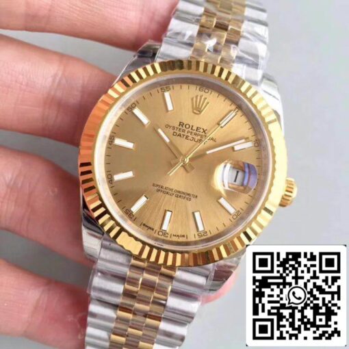 Rolex Datejust 41 126333 EW Factory 1:1 Best Edition Swiss ETA3235 904L Stainless Steel Jubilee Bracelet - Imagen 2