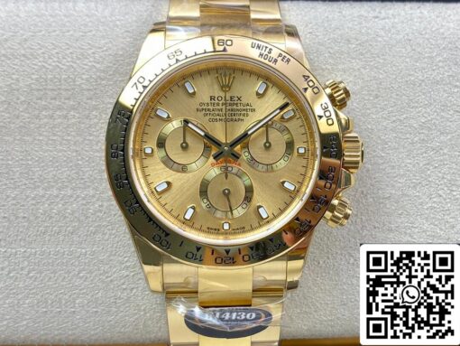 Rolex Daytona M116508-0003 1:1 Best Edition BT Factory Gold Dial